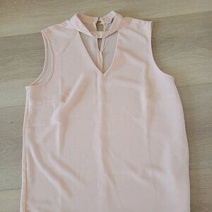 Summer light pink tank top